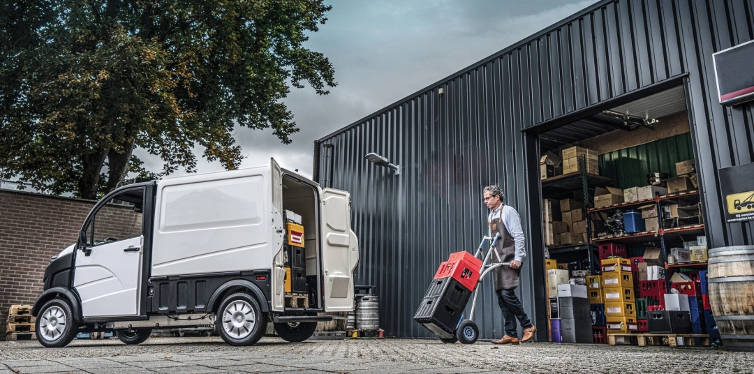 Mopedbiler fra AIXAM Aixam e-Truck E-truck fourgon.jpg